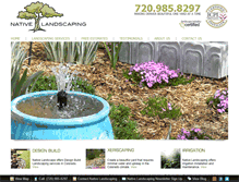Tablet Screenshot of landscapingcolorado.net